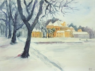 Schloss Hellbrunn im Winter